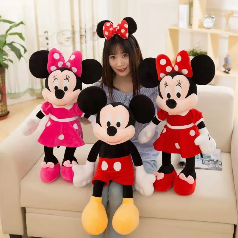 35-100cm Big Size Kawaii Stuffed Mickey&Minnie Mouse Plush Toy Soft Pillow Goofy Pluto Donald Duck Dolls Birthday Wedding Gifts 35-100cm Big Size Kawaii Stuffed Mickey&Minnie Mouse Plush Toy Soft Pillow Goofy Pluto Donald Duck Dolls Birthday Wedding Gifts